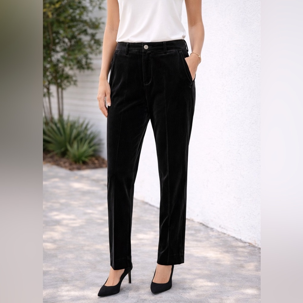 ASOS Classic velvet Black Dress Pants 28/30